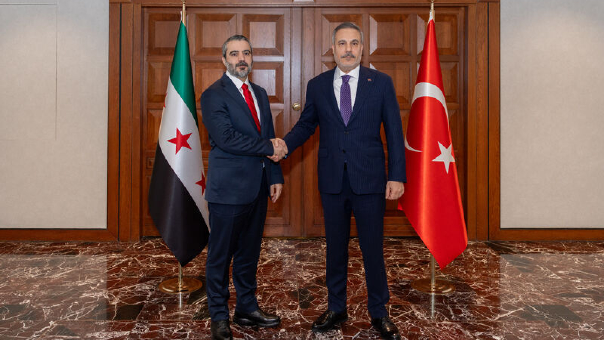 Bakan Fidan, Suriyeli mevkidaşı ile görüştü