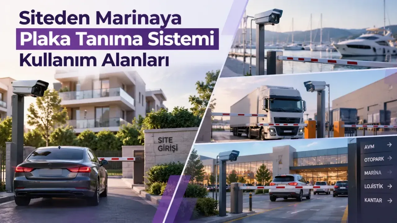 Siteden Marinaya Plaka Tanıma Sistemi Kullanım Alanları