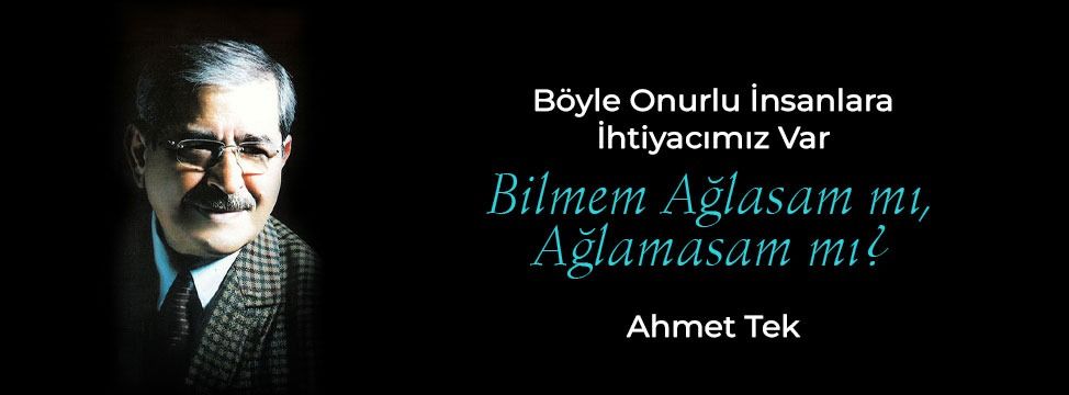 Böyle Onurlu İnsanlara İhtiyacımız Var Bilmem Ağlasam mı, Ağlamasam mı?