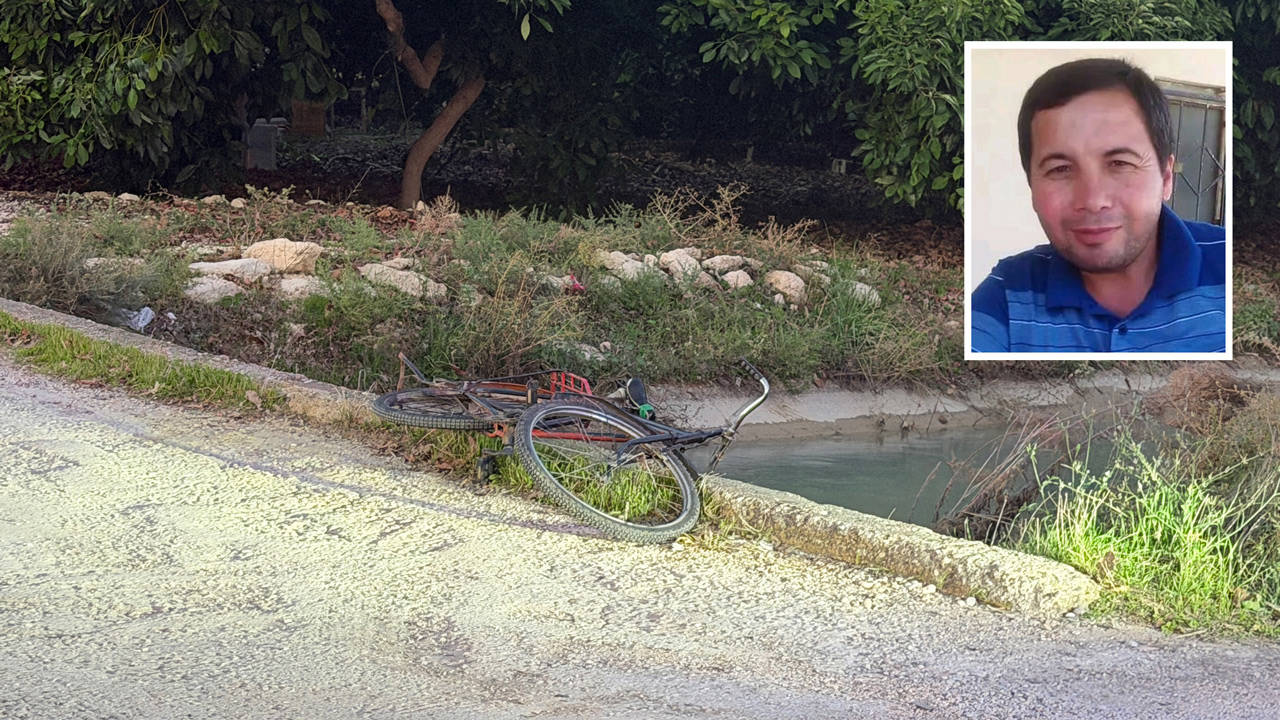 Mersin'de sulama kanalında bir erkeğin cansız bedeni bulundu: Bisikletinden suya düştüğü iddia edildi