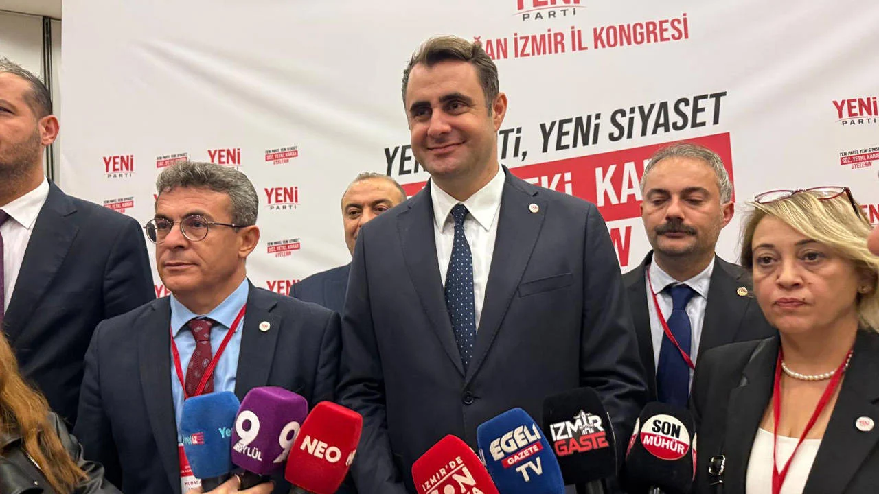 YENİ Parti İzmir İl Kongresi tamamlandı: Çağatay Güç yeniden başkan seçildi