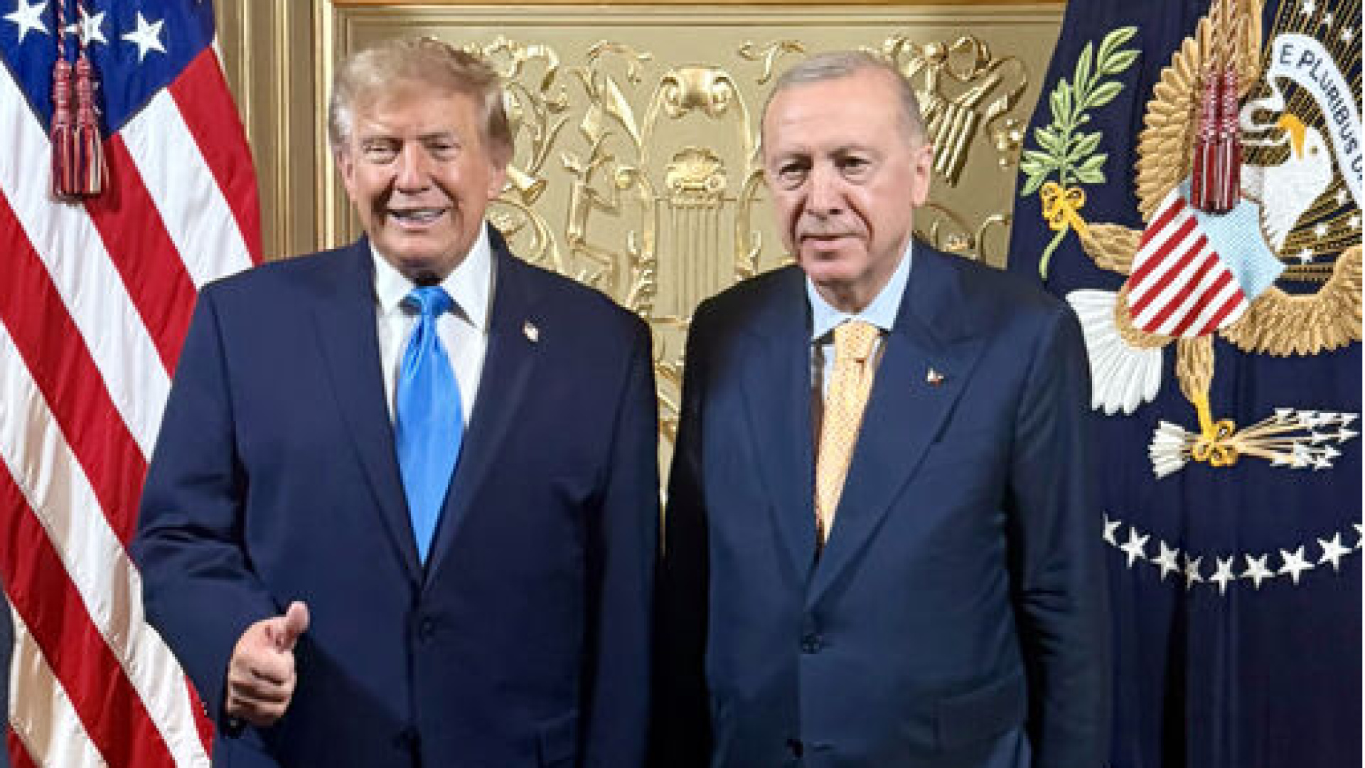 Cumhurbaşkanı Erdoğan, Trump ile görüştü