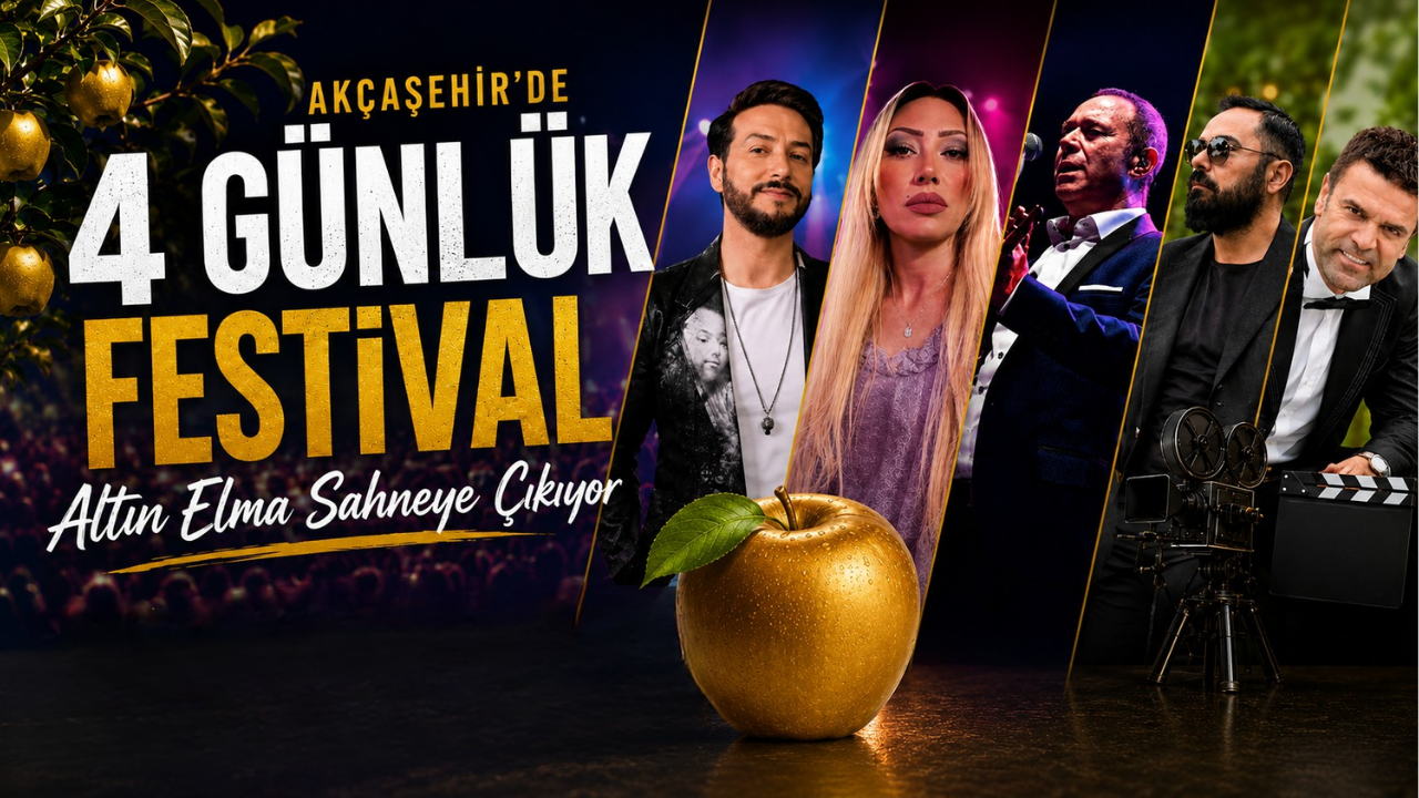 Akçaşehir’de 4 Günlük Festival: Altın Elma Sahneye Çıkıyor