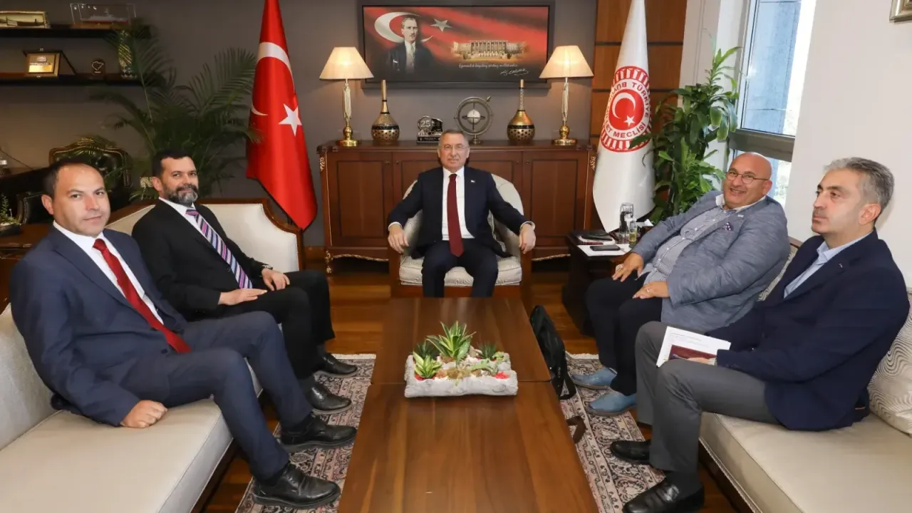 TİGAD’dan TBMM’de önemli ziyaret: Türkiye Gazeteciler Birliği projesine Fuat Oktay’dan destek
