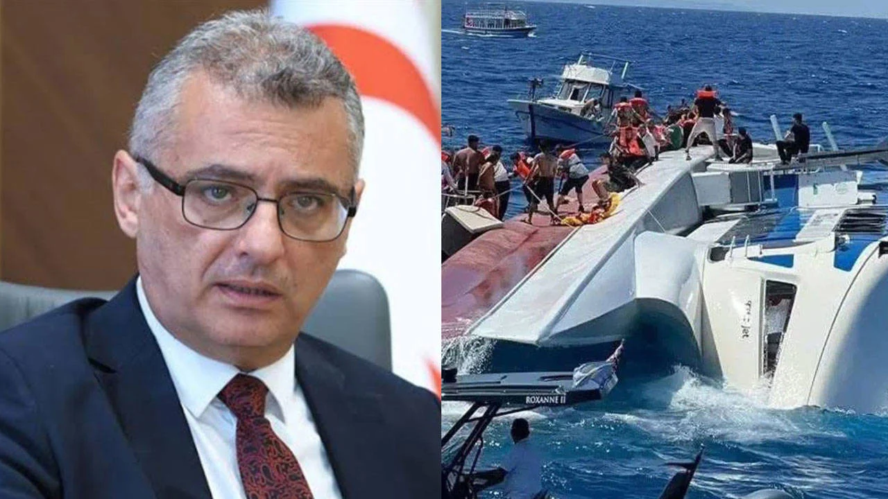 Tufan Erhürman açıkladı: Girne'de batan geminin konumu tespit edildi