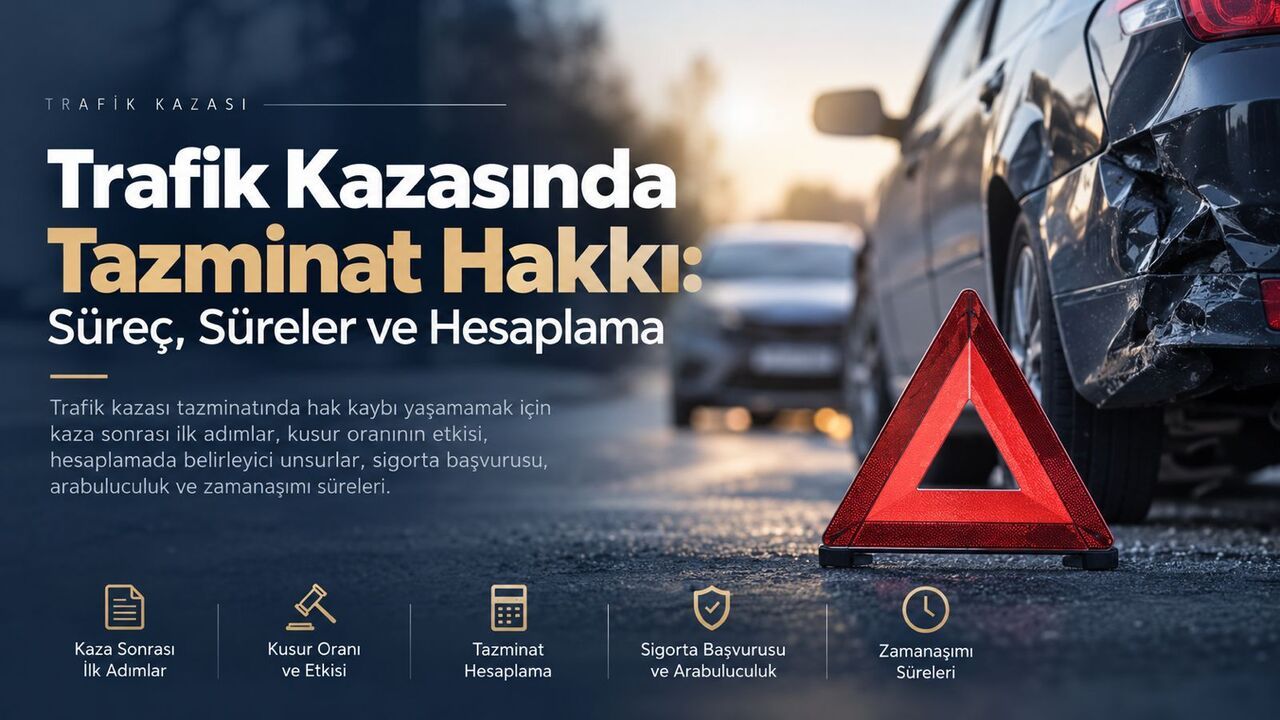 Trafik Kazasında Tazminat Hakkı: Süreç, Süreler ve Hesaplama