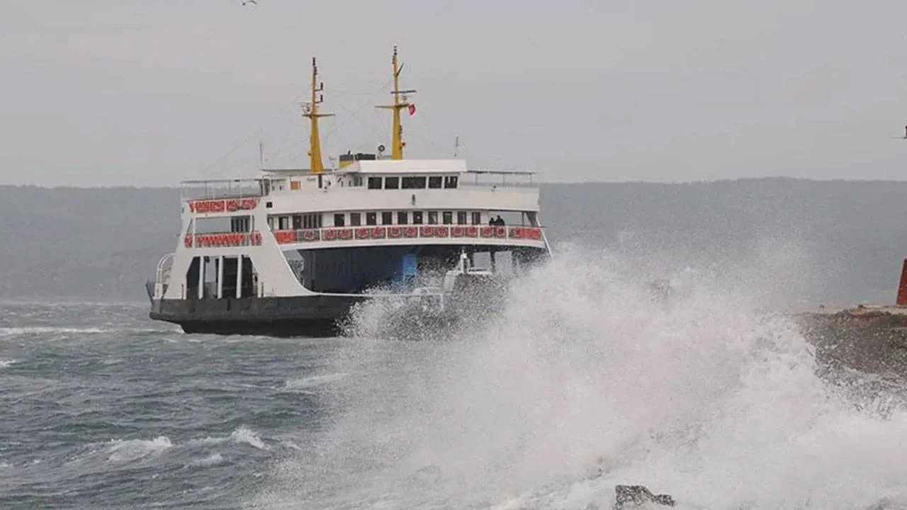 Kabatepe-Gökçeada hattında bazı feribot seferleri iptal edildi