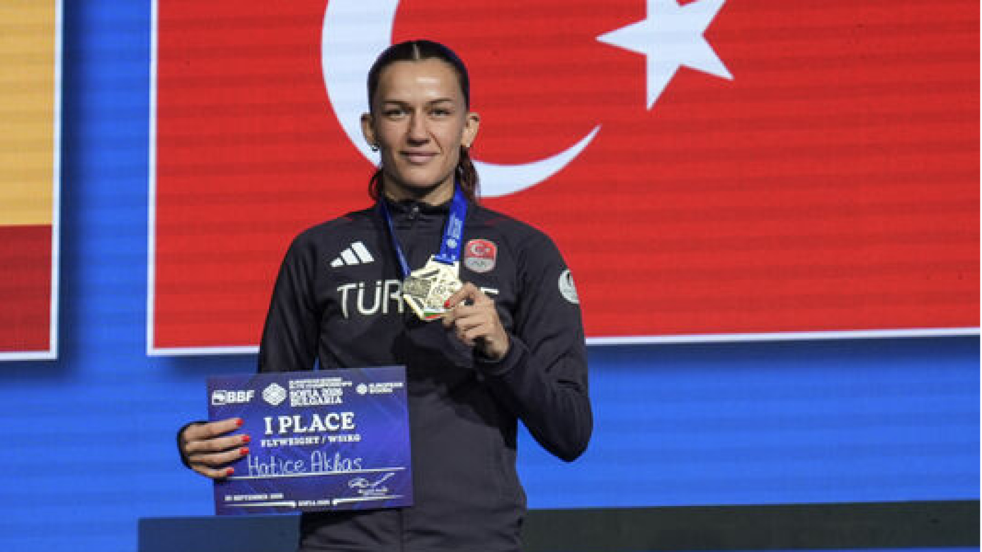 "Madalyamı babama armağan etmek istiyorum"