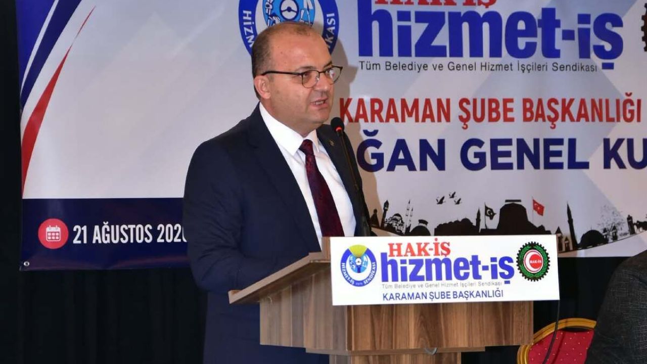 HİZMET-İŞ Karaman’da Karakaş’la Devam Dedi