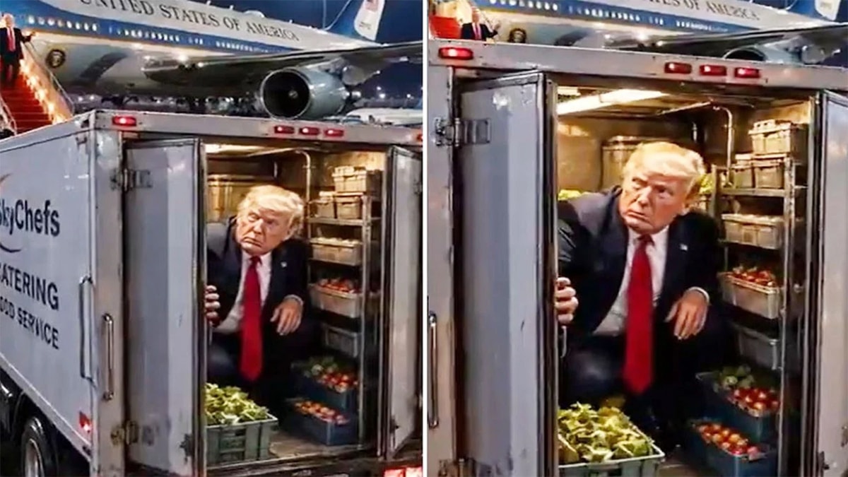 İran, Trump'ın gizli uçuşunu böyle alaya aldı