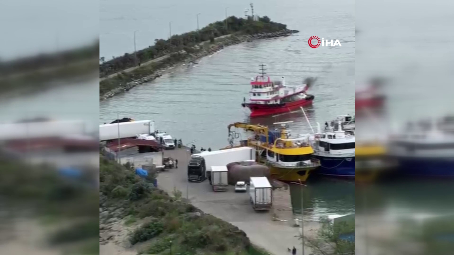 Denizde facia! Teknenin makarası koptu!