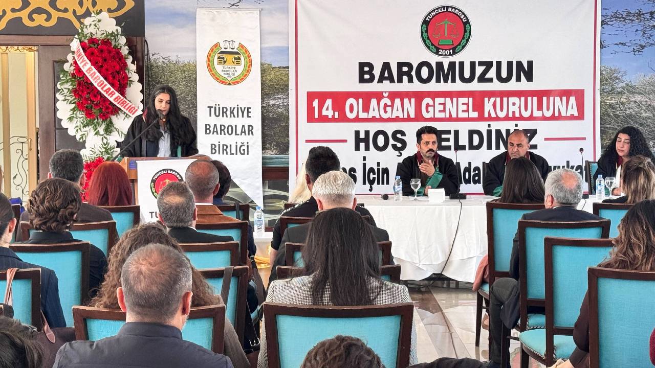 Tunceli Barosu'nun yeni başkanı Dilan Torun oldu: İkinci olan aday seçime itiraz edeceğini duyurdu