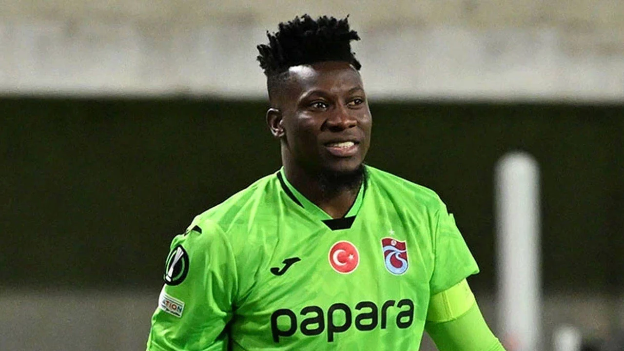 Trabzonspor kalecisi Andre Onana maçın ardından trafik kazası geçirdi
