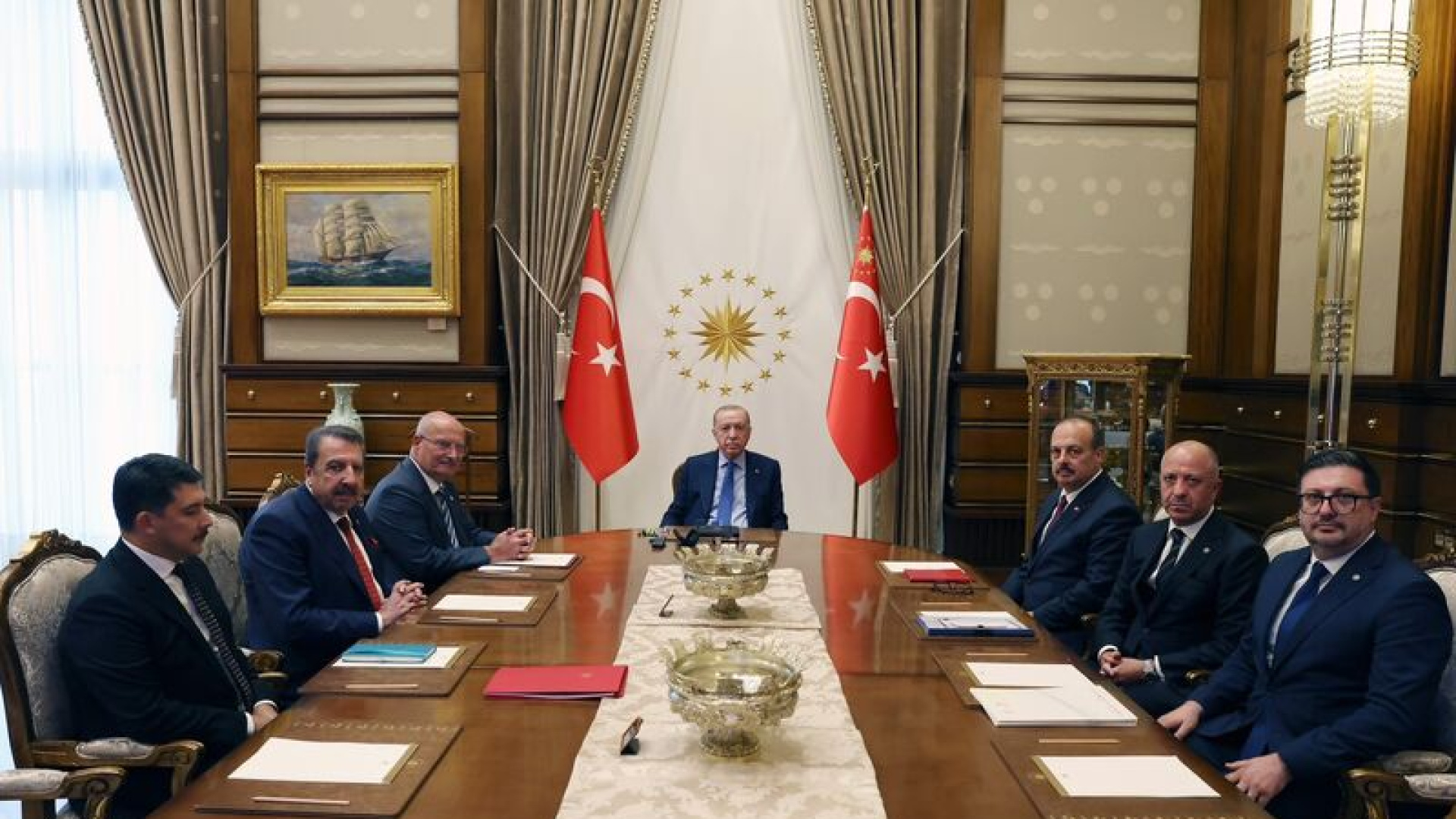 Cumhurbaşkanı Erdoğan, Vali Canbolat'ı kabul etti