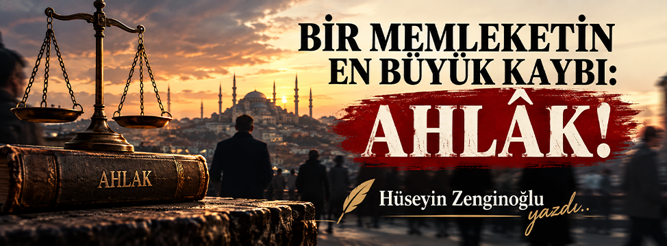 Bir Memleketin En Büyük Kaybı: Ahlâk!