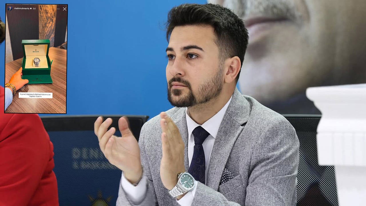 AKP’li Gençlik Kolları Başkanı’na milyonluk saat