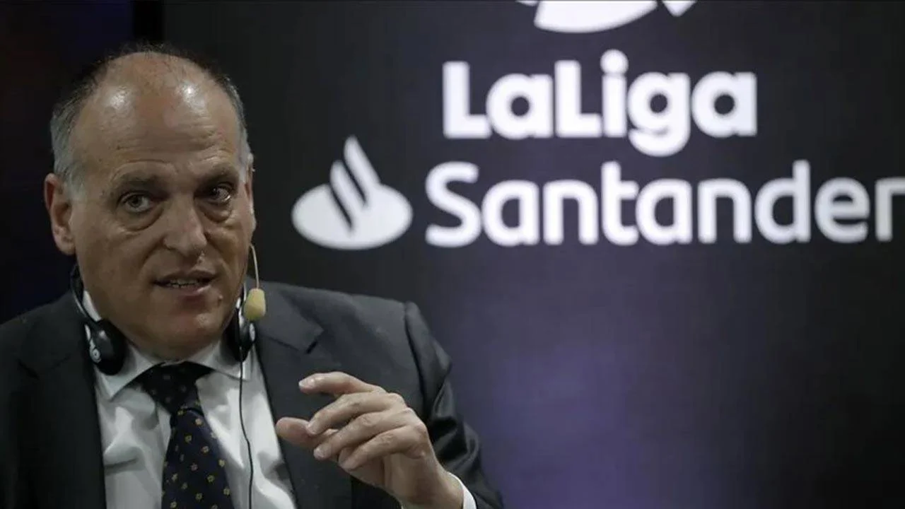 La Liga Başkanı Javier Tebas'tan Real Madrid'e tepki: "Gözlerindeki bağı çıkarsınlar"