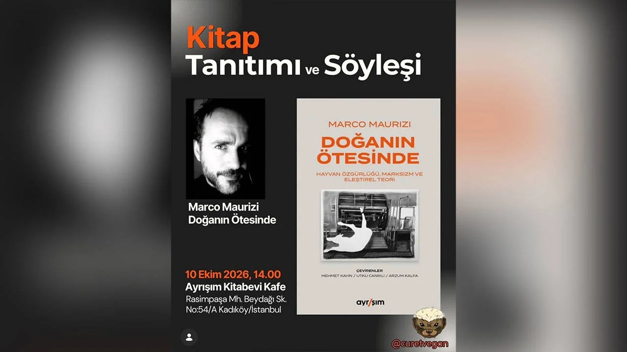 İtalyan yazar ve felsefeci Marco Maurizi 10 Ekim’de İstanbul'a geliyor