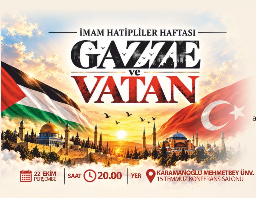 Karaman’da “Gazze ve Vatan” Temalı Müzik ve Şiir Programı Düzenlenecek