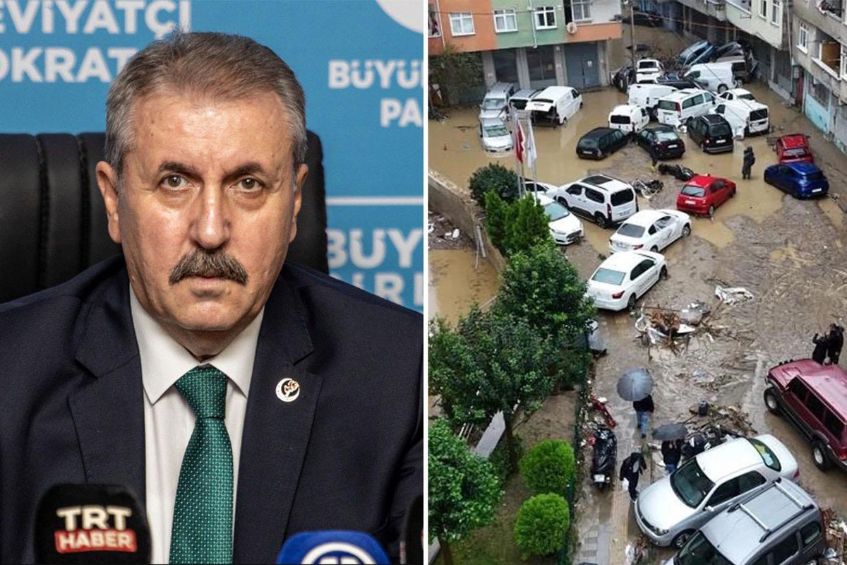 BBP lideri Mustafa Destici'den selde hayatını kaybedenler için başsağlığı mesajı