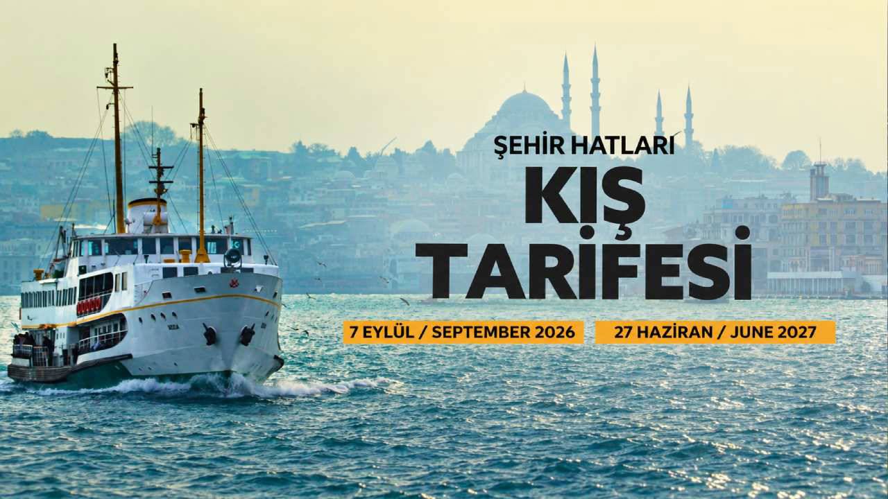 İBB Şehir Hatları Kış Tarifesi Belli Oldu: Üsküdar-Aşiyan Vapur Sefer Saatleri