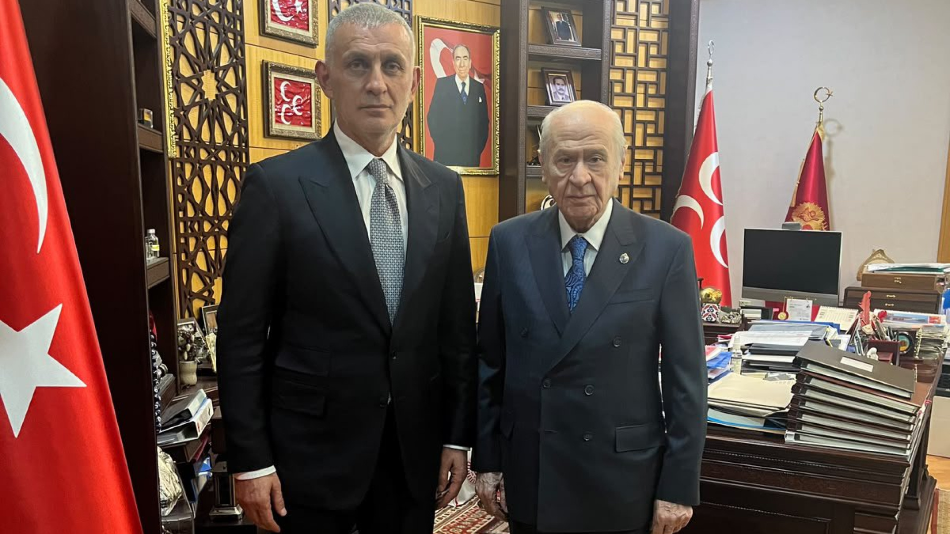 Hacıosmanoğlu'ndan Bahçeli'ye ziyaret!