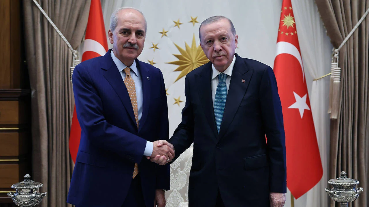 Çerçeve Yasa'nın ardından Erdoğan, TBMM Başkanı Kurtulmuş'u kabul etti