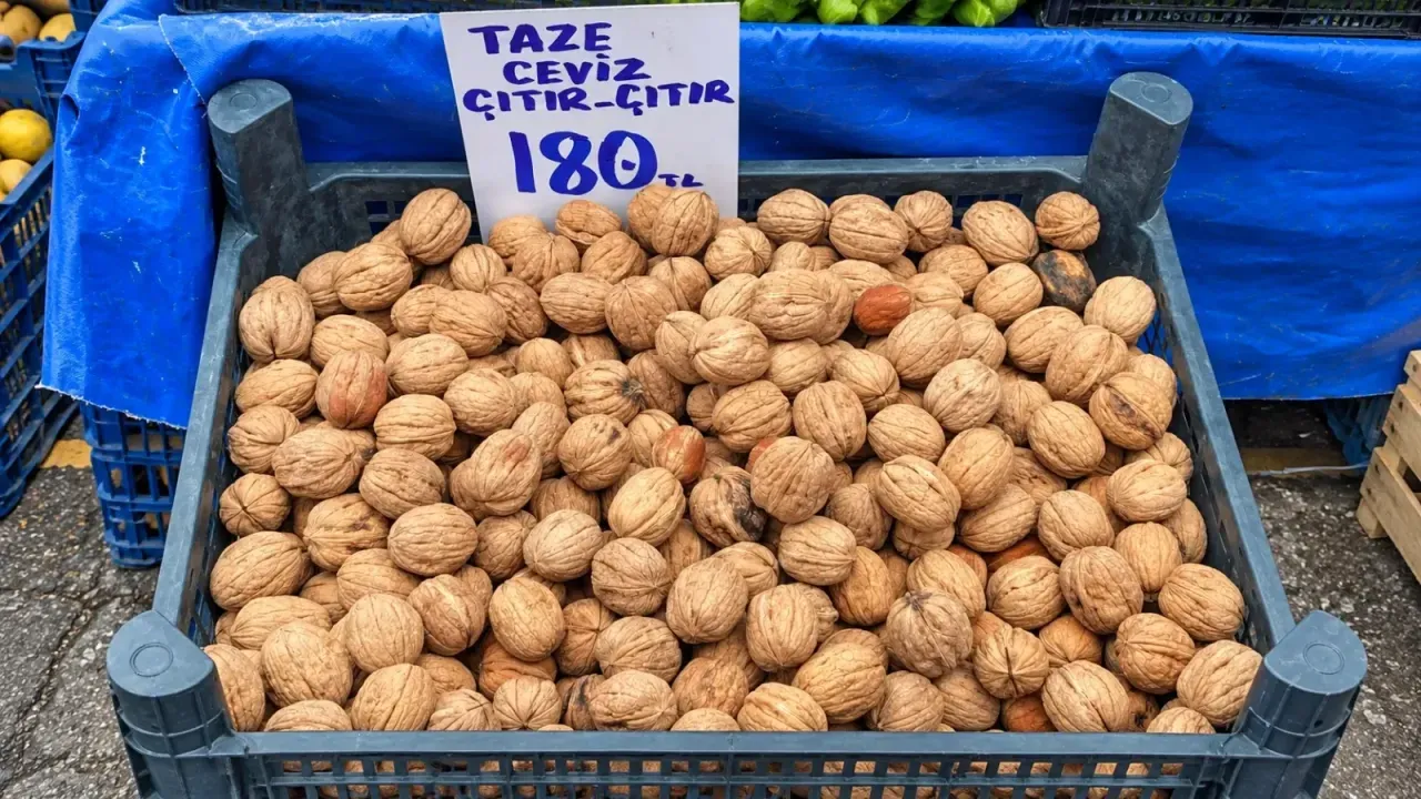 Yeni Mahsul Ceviz Fiyatları Belli Olmaya Başladı! Karaman'da Cevizin Kilosu Kaç TL?
