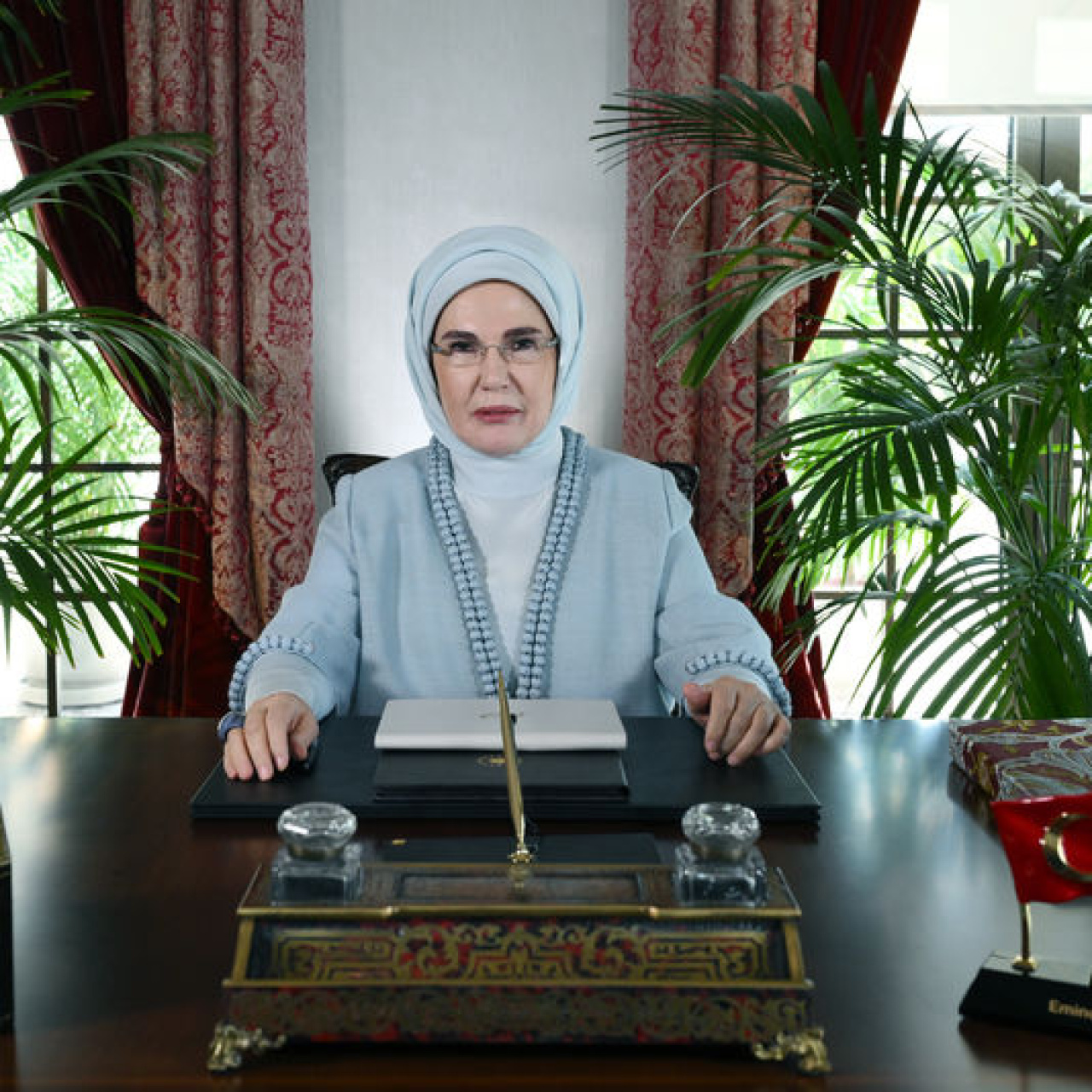 6. Lider Eşleri Zirvesi'ne mesaj