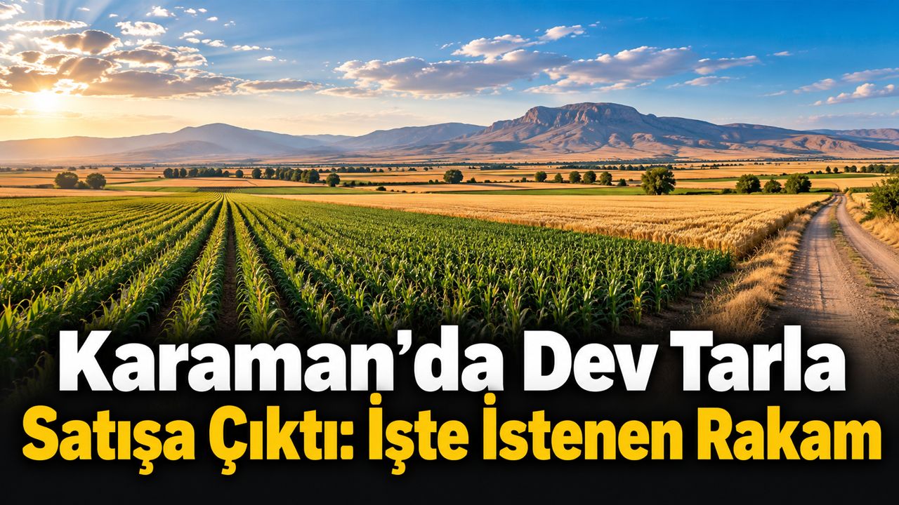 Karaman’da Dev Tarla Satışa Çıktı: İşte İstenen Rakam