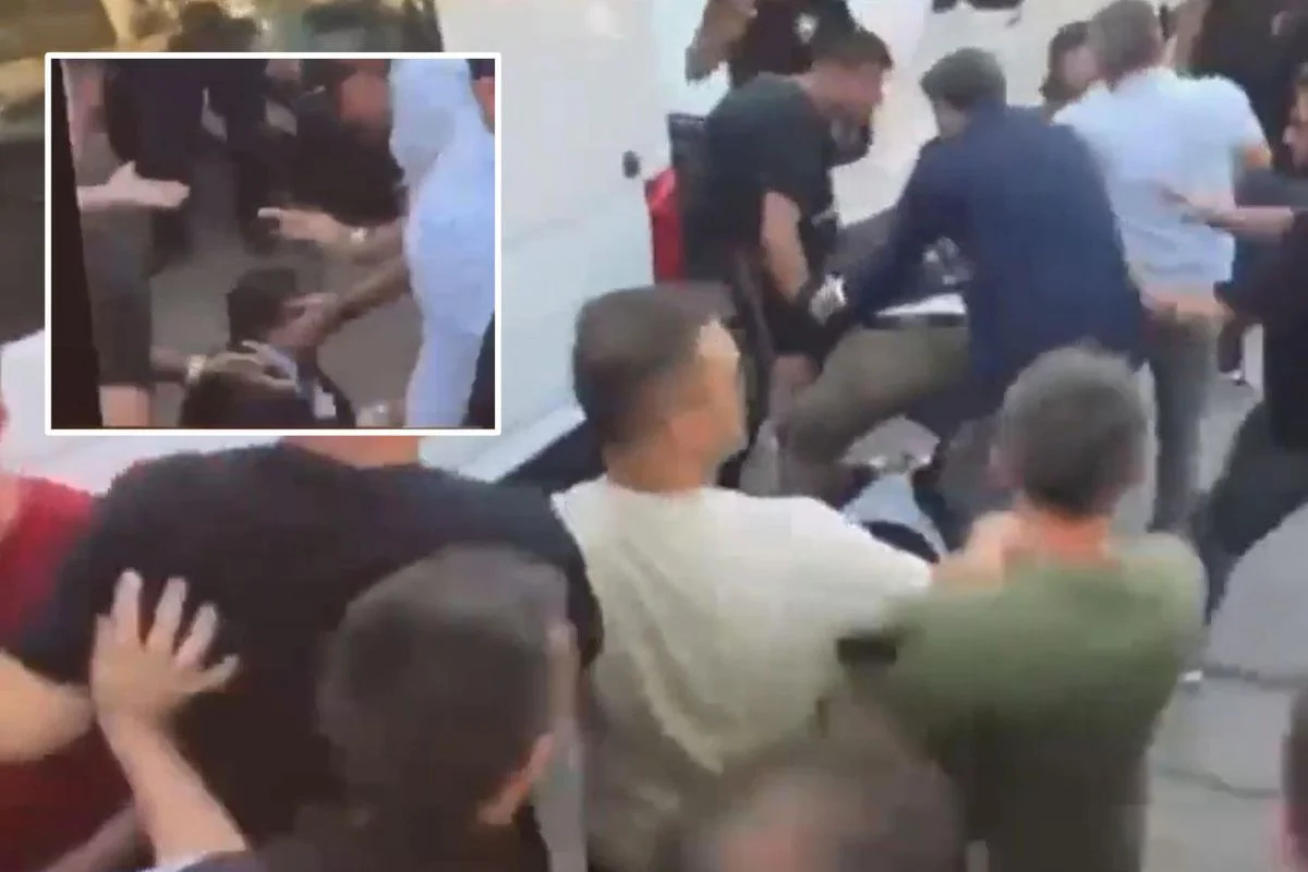 İYİ Parti Milletvekili Selçuk Türkoğlu'nun hastaneye kaldırılmasına neden olan polis müdahalesi kamerada